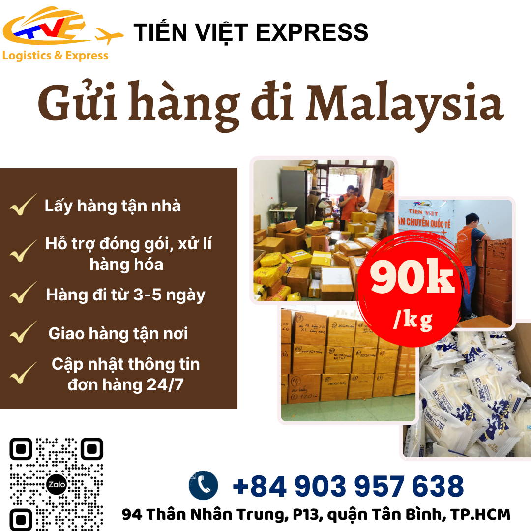 Gửi hàng đi Malaysia